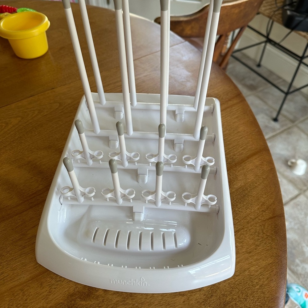 White Bottle Drying Rack